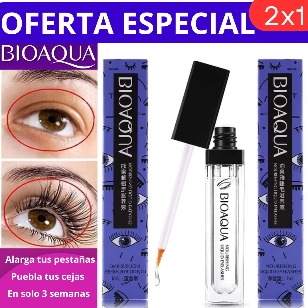 2x1 SERUM Aceleración de CRECIMIENTO y FORTALECIMIENTO de PESTAÑAS y CEJAS BIOAQUA