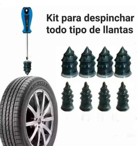 KIT DE TORNILLOS DESPINCHAR PARA LLANTAS SET X 10